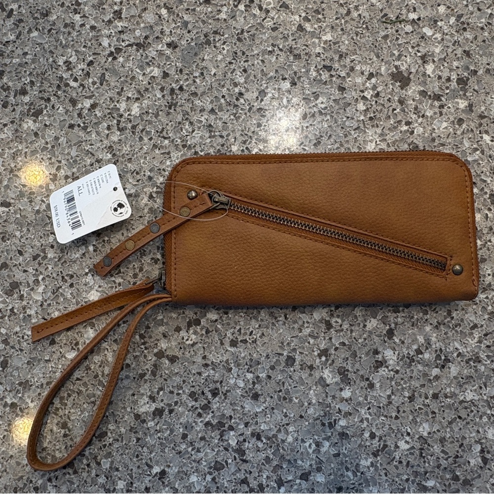 Free People Vegan Leather Wristlet